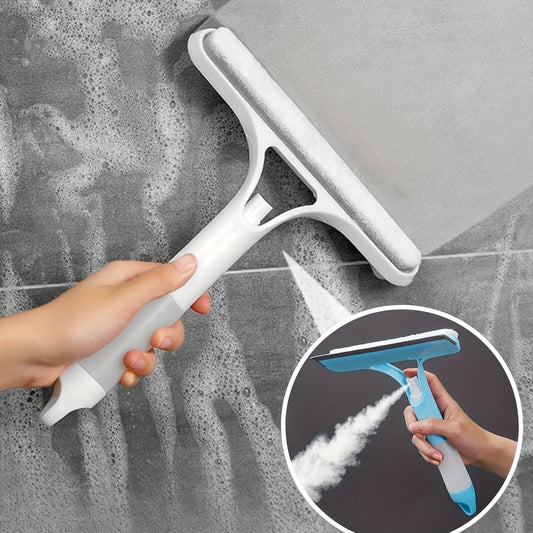 1pc ProClean Glass Squeegee with Built-In Sprayer - Effortless Streak-Free Shine for Windows, Mirrors & Auto Glass - Essential Multi-Functional Home and Car Cleaning Tool for Sparkling Results