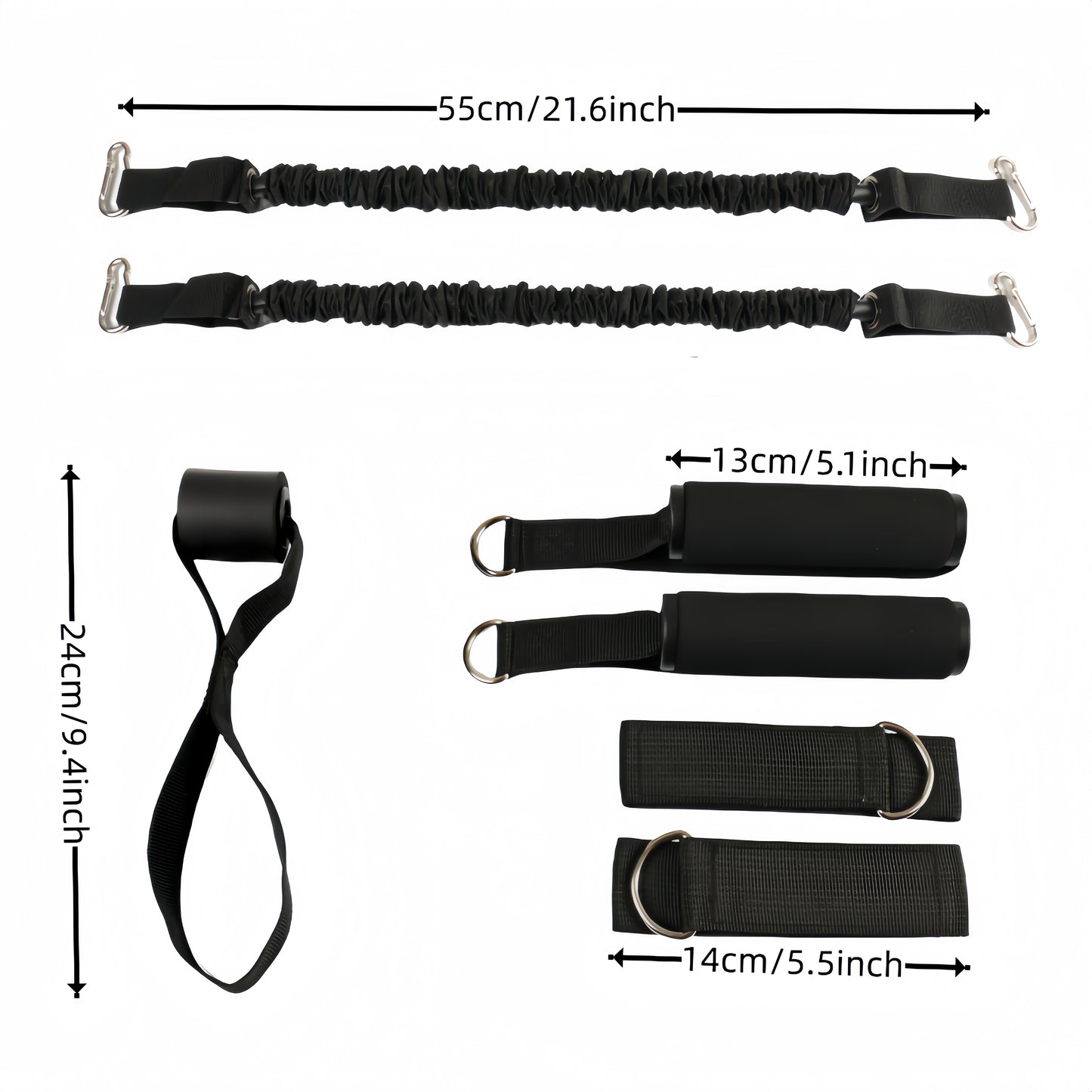 11pcs/set Push Up Board, Portable Foldable With Resistance Band, Home Gym Push Up Bar, Floor Push Up Handle, Professional Strength Training Equipment For Men And Women