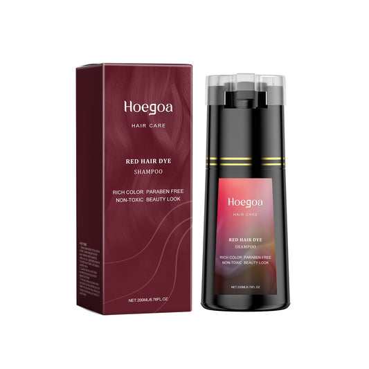 Hoegoa 200ml Hair Dye for Men and Women, Natural Long-Lasting Plant-Based Hair Colorant, Easy Application, Suitable for All Hair Types, Instant Dyeing