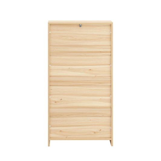 SoBuy FSR159-N 3 flap shoe cabinet narrow shoe shelf shoe rack with 6 shelf surfaces shoe chest of drawers