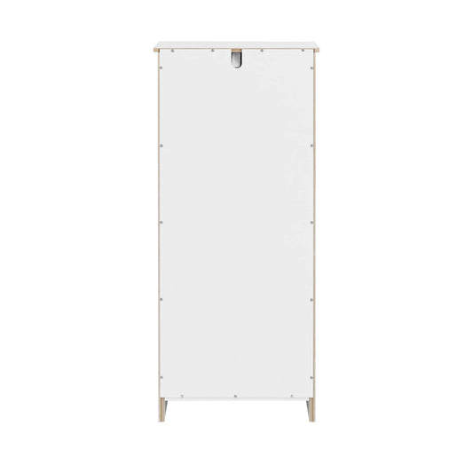 SoBuy BZR21 laundry wardrobe with fold-out laundry bag laundry chest laundry collector with drawers laundry basket bathroom wardrobe