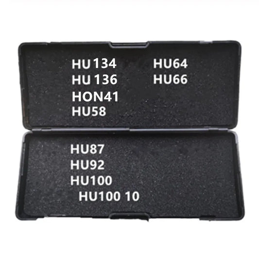 Herramientas 2 en 1 para cerrajería LISHI HU136 HU56 HON41 HU58 HU64 HU66 HU83 HU87 HU92 HU100 10 cortes HU101 HU46 NE72 B111 VAC102