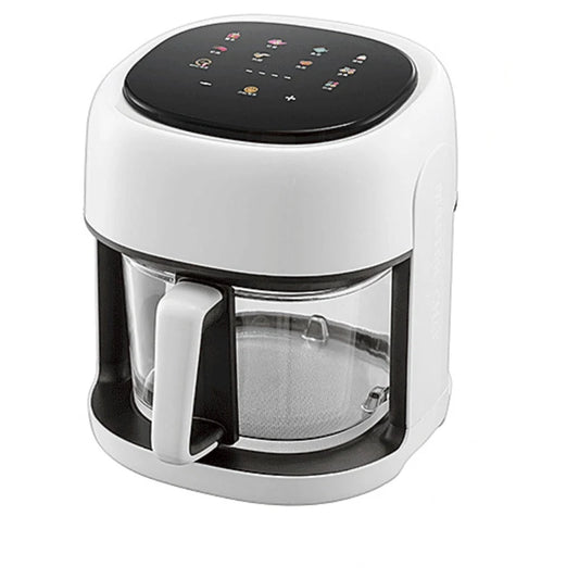Smart Electric Air Fryer Large Capacity Convection Oven Deep Fryer Without Oil Kitchen 360°Baking Viewable Window Home Appliance