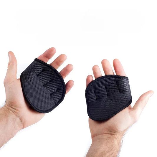 Almofadas de neoprene para levantamento e halterofilismo, protetor de mão para treino de ginástica, calistenia, powerlifting, esportes fitness, 2 peças