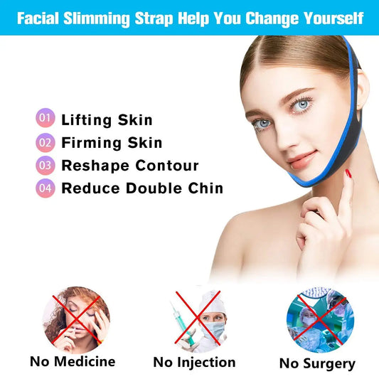 Anti-ronco Triângulo Chin Strap para homens e mulheres, protetor bucal, bucha de ronco, bandagem para dormir, melhor saúde da respiração, presentes triangulares