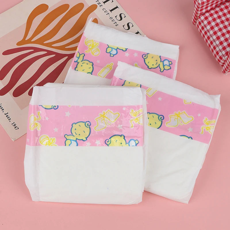Pañales para bebé recién nacido para muñeca, accesorio para muñeca, regalo para niño, juguetes de bricolaje, 3 piezas