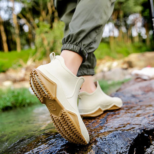 Men's Rain Boots for All Seasons, Waterproof, Non-slip, Fishing, Outdoor, General Washing, Gardening and Camping
