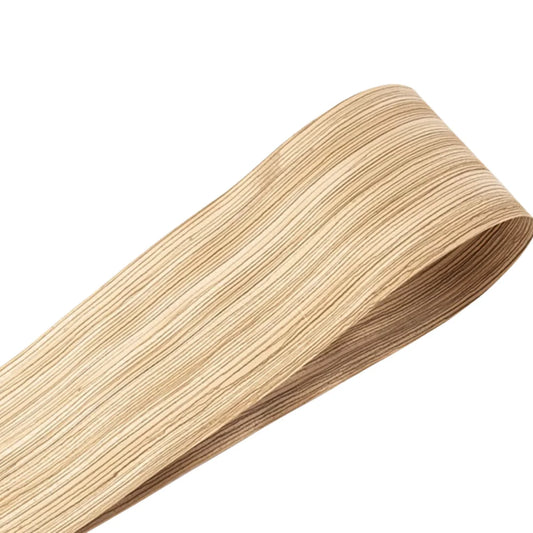 Comprimento: 1.9 metros de largura: 150mm de espessura: 0.5mm folhas de folheado de zebrawood natural móveis diy áudio guitarra parede porta decoração material