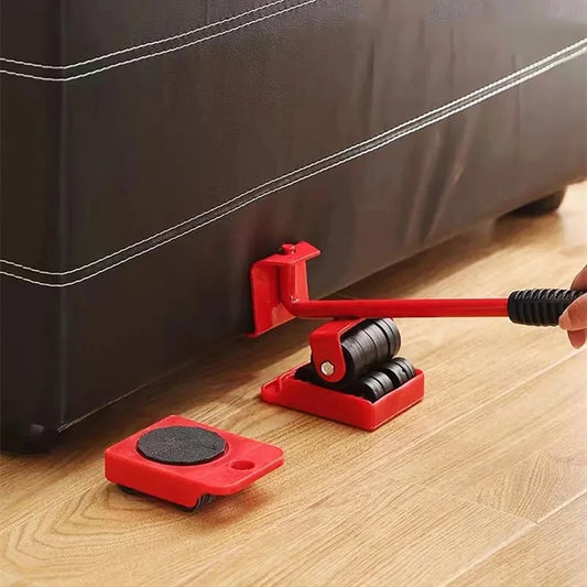 Conjunto de rolo de transporte para móveis, levantador de móveis para serviço pesado, ferramenta de transporte, roda de rolo para mover móveis