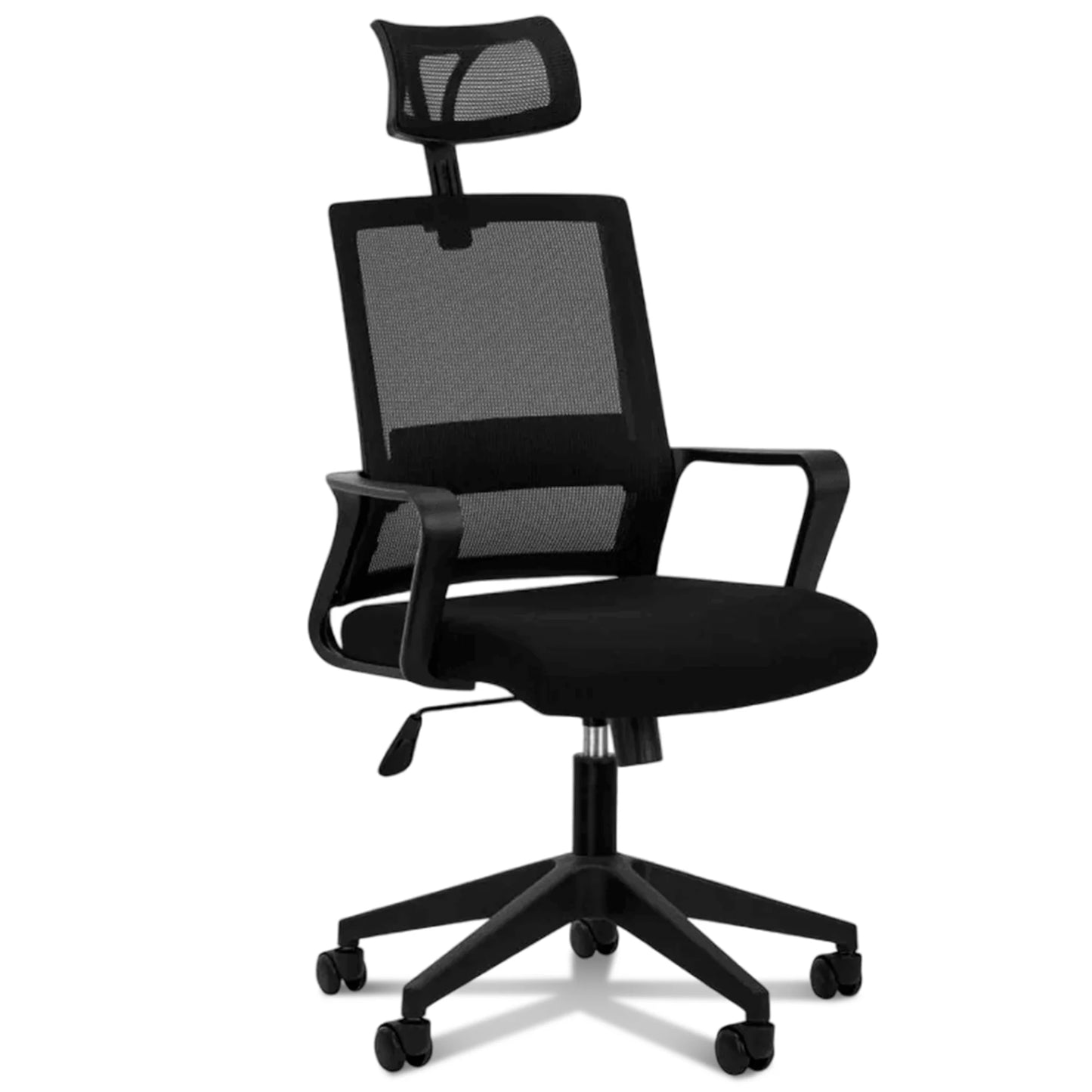 Jupplies ergonomic desk chair adjustable and recliner office chair with lumbar support, adjustable headrest, breathable mesh, 360 swivel wheels ° Supports up to 100kg