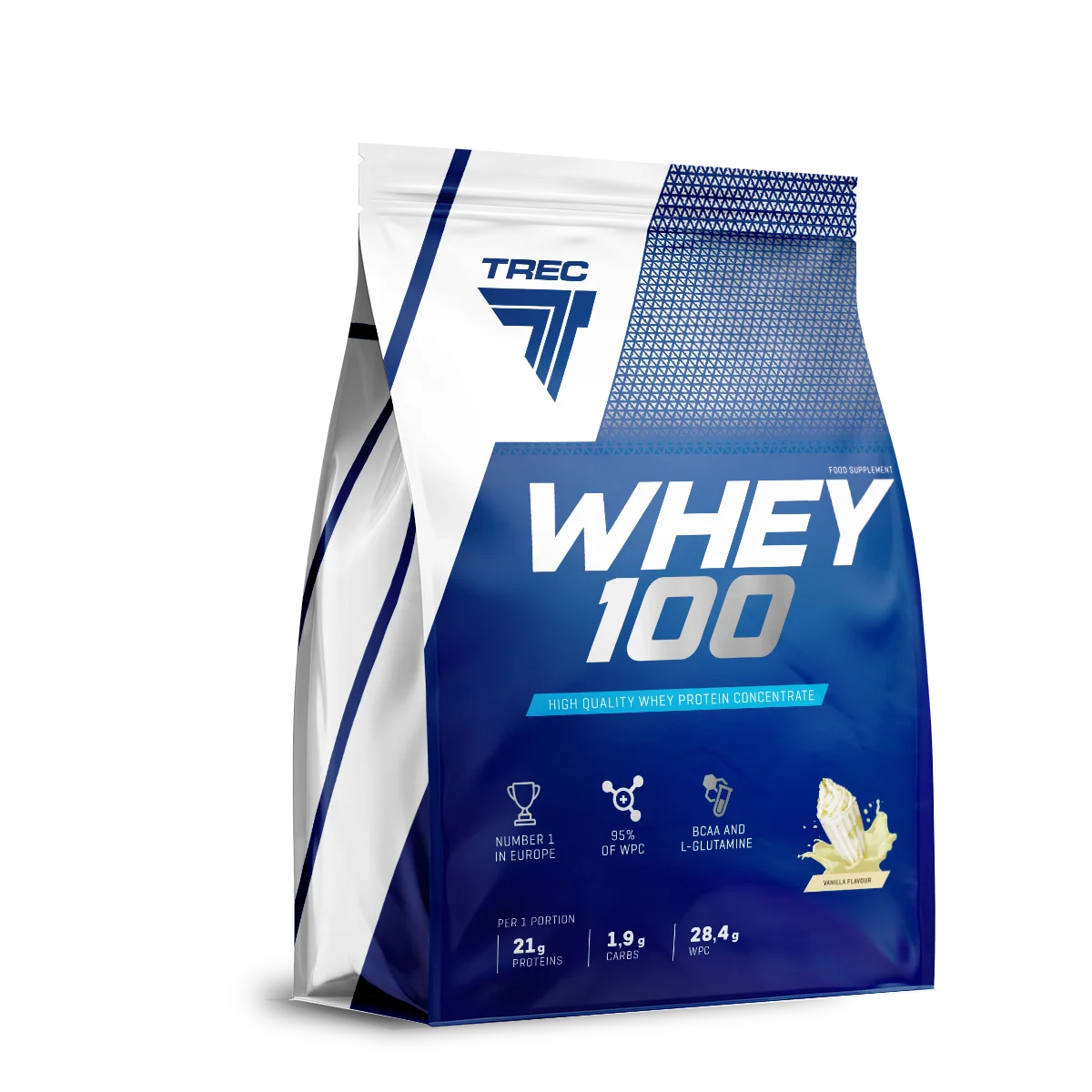 Trec nutrition - whey 100 concentrated whey protein - high quality - 700g