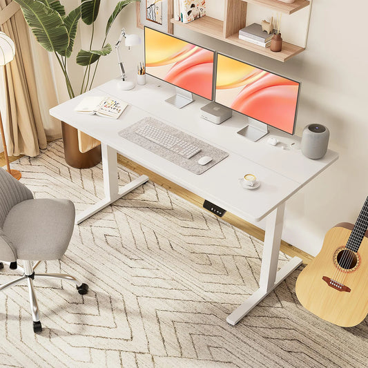 Elétrica Altura Mesa ajustável, Motion Desk, Smart Computer Desk, Study Desk, Office, adequado para Home Learning e pode proteger as vértebras cervicais e lombares