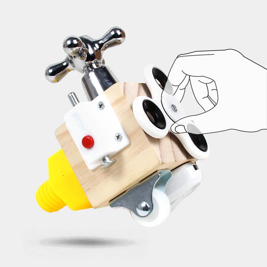 Children Lock DIY Busy Board Baby Montessori Teaching Aid Games Lock Cognition Toy Kids Education Motor Skill Toys Busyboards