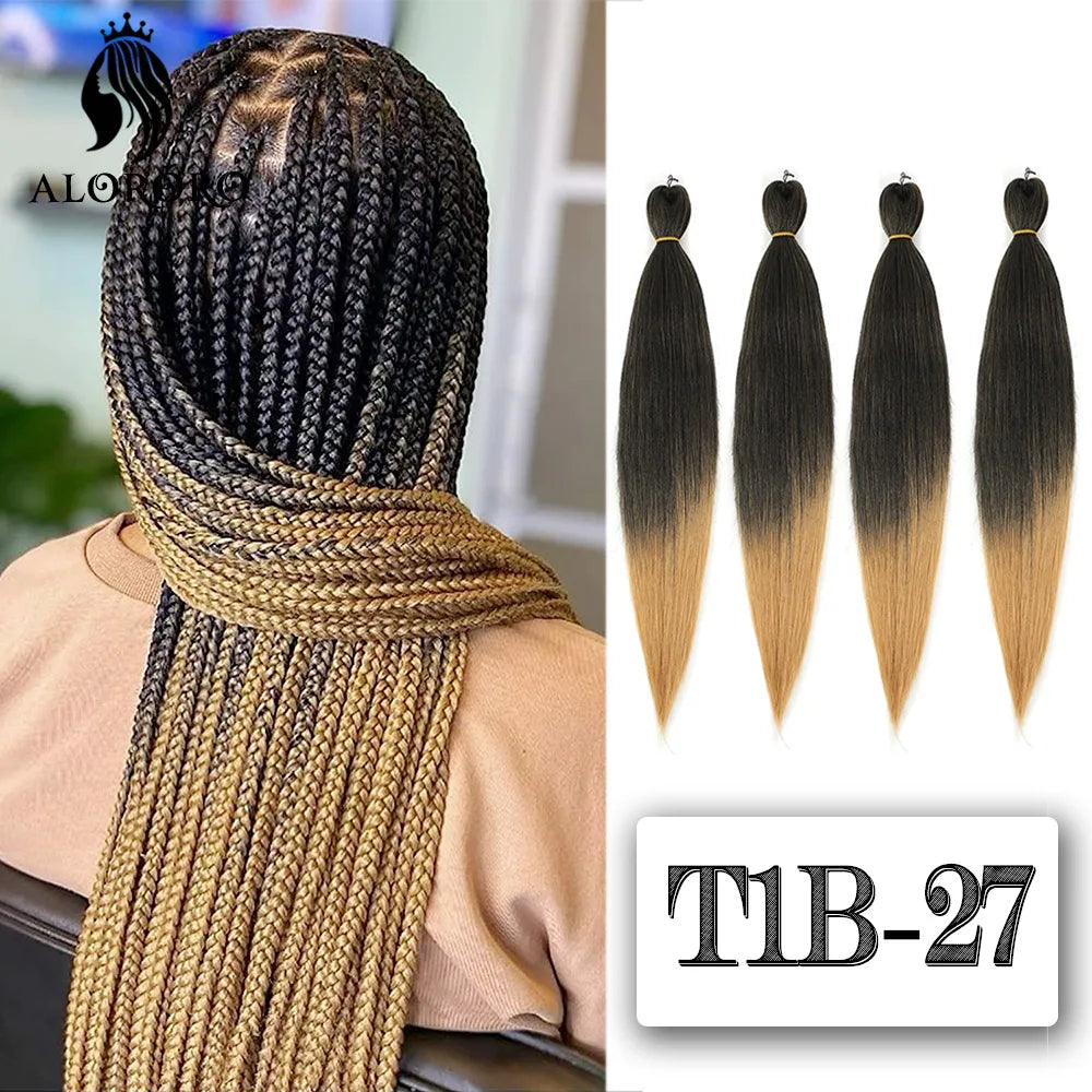 16/20/22/26/30/42/48 Polegada trança de cabelo longo jumbo trança caixa sintética tranças extensão yaki textura kanekalon cabelo