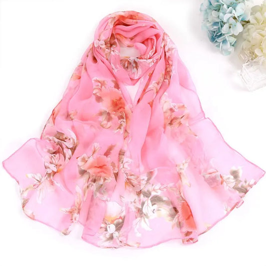 hot printing new brand women scarf spring summer silk scarves shawls and wraps lady pashmina beach stoles hijab foulard
