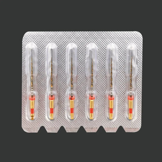 Dental Wave Gold One Files 6pcs/pack Reciprocational Large Primary Files Rotary Dental Endo NITI Files Endodontic Dental Files