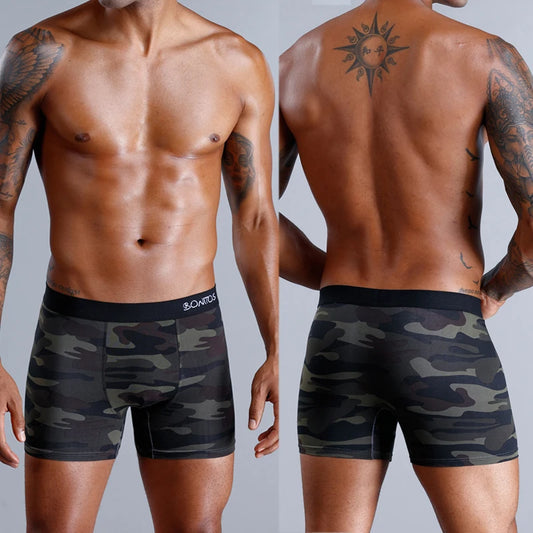 Brand Underwear Men Boxer Shorts For Men Panties Boxershorts Long Underpants Natural Cotton High Quality sexy homme hot calecon