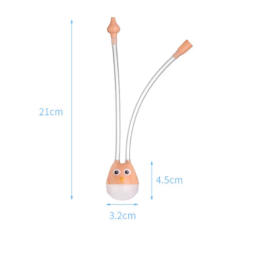 Aspirador nasal para bebés recién nacidos, limpiador nasal, succionador, herramienta de protección, cuidado de la salud, dispositivo de succión nasal bucal para bebés.