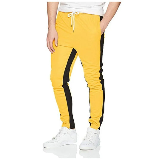 Autumn Winter Men Fleece Sweatpants Fashion Jogging pants Fitness Trousers Homme Elastic Sportswear Track Pants Sweatpants