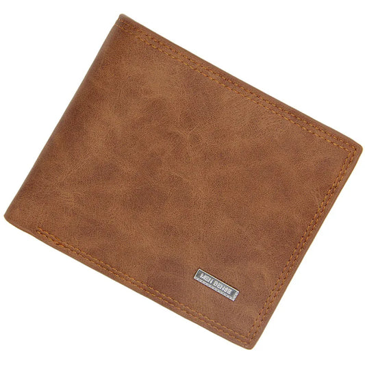 Picture Wallet Fashion Casual Short PU Frosted Multi-Card DIY Wallets Customized Engraving Photo Simple Purse For Men