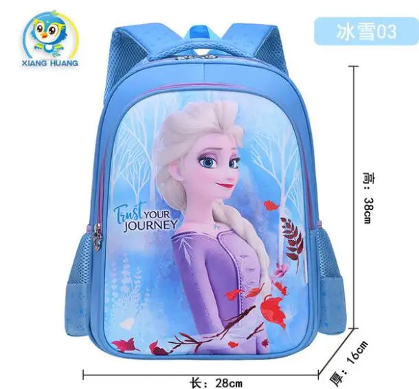 Cartoon schoolbag Frozen elsa Anna girls cute primary school bag kindergarten Cute backpack