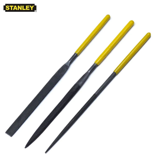 Stanley-mini needle file flat/half round/round, 1 pc, machine thread 3x140mm 4x160mm 5x180mm, art and hobby tools, woodworking