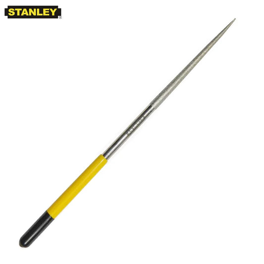 Stanley Round Diamond Files, 1 Piece, Needle, Rasp, Finishing Tools, 150, Ceramic Jewelry, Metal, Glass, Wood