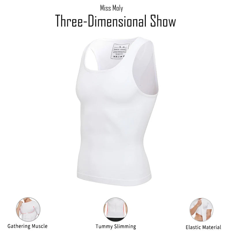 Faja moldeadora de cuerpo para hombre, moldeadora de abdomen, ropa interior moldeadora, entrenador de cintura, chaleco corrector de postura, corsé.