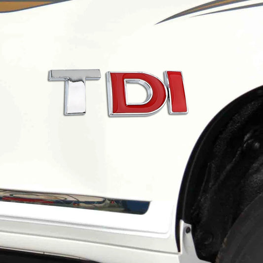 Calcomanía con el logotipo de TDI Turbo para coche, reflectante, 3D, de metal, accesorios automotrices para VW Polo T5 Golf 5 Jetta Passat CC MK4 MK5 MK6