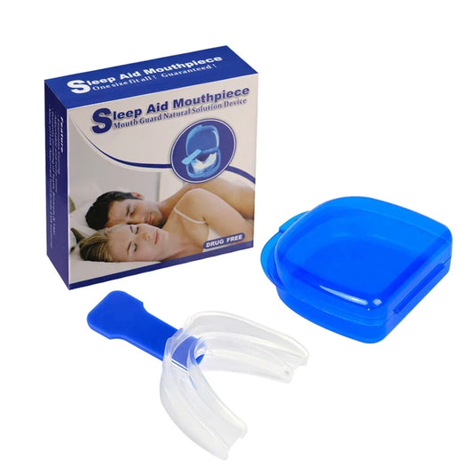 Anti-Molar Silicone Mouthguard, Stop Teeth Grinding, Anti Snoring Mouthpiece, Sleep Well, Health Care Tool, High Quality, 1 Box