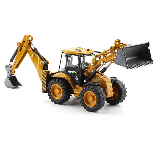 Huina 1/50 Miniatures Metal Car Loader Truck Loader Excavator Crawler Model Crawlers Toys for Boys Diecast Toy Vehicles