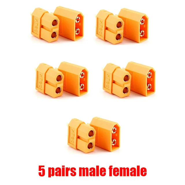 Bala Conectores Plugues para Bateria RC Lipo, RC Drone, Avião, Carro, Barco, XT60, XT-60, XT30, XT90, 10pcs