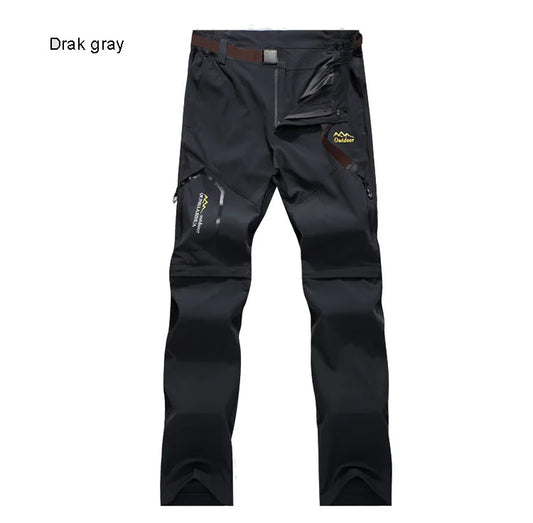 Pantalones de senderismo y acampada TRVLWEGO para hombre, de alta elasticidad, finos, impermeables, de secado rápido, resistentes a los rayos UV, para viajes al aire libre.