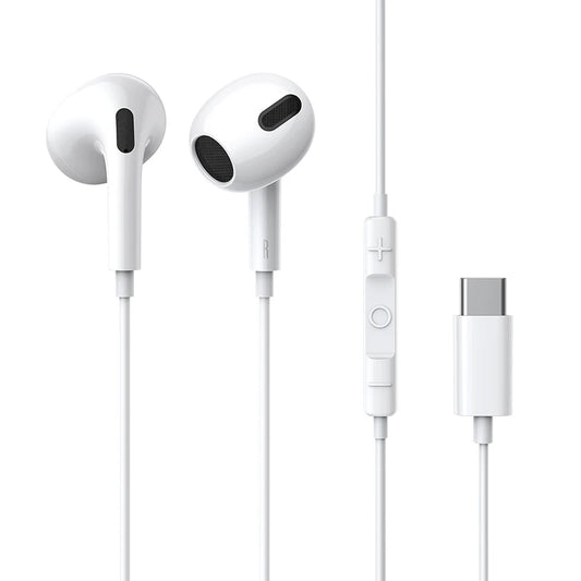 Baseus C17 Wired Earphone Type-C with Mic in-ear Wired Headphones For Xiaomi Samsung NOTE 10 NOTE 20 S21 S20 Cellphone Headsets