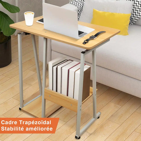 Mesa de estudo branca simples para casa, escritório, computador, escrivaninha, estudante, quarto, sala de estar, jogos, móveis, hWC