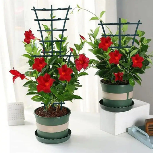 Pequena treliça empilhável interna para crescimento de plantas, Treliça para plantas escaladas, Crescimento familiar, 8PCs
