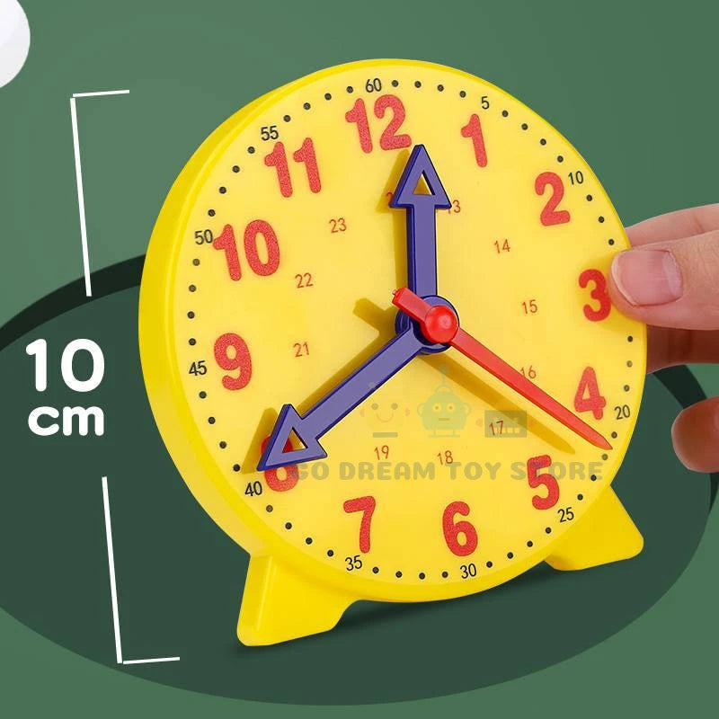 Relógio Montessori para crianças Brinquedos Educativos, Hora, Minuto, Segunda Cognição, Relógios Coloridos, Pré-Escolar para Crianças