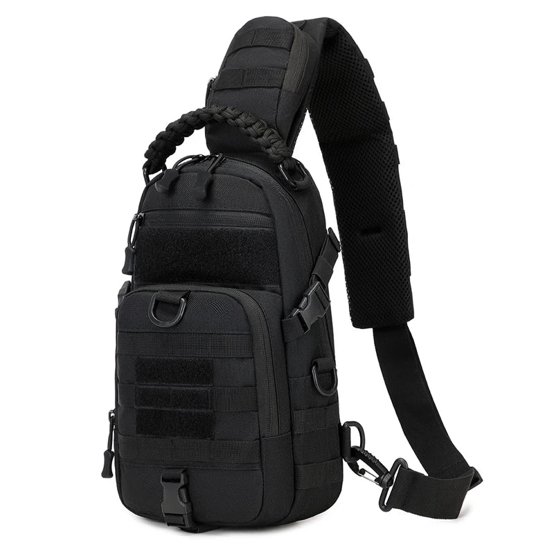 Camping Chest Bag Tactical Backpack for Men Sport Shoulder Outdoor Hiking Climbing Cycling Fishing Travel MOLLE Sling Fanny Pack