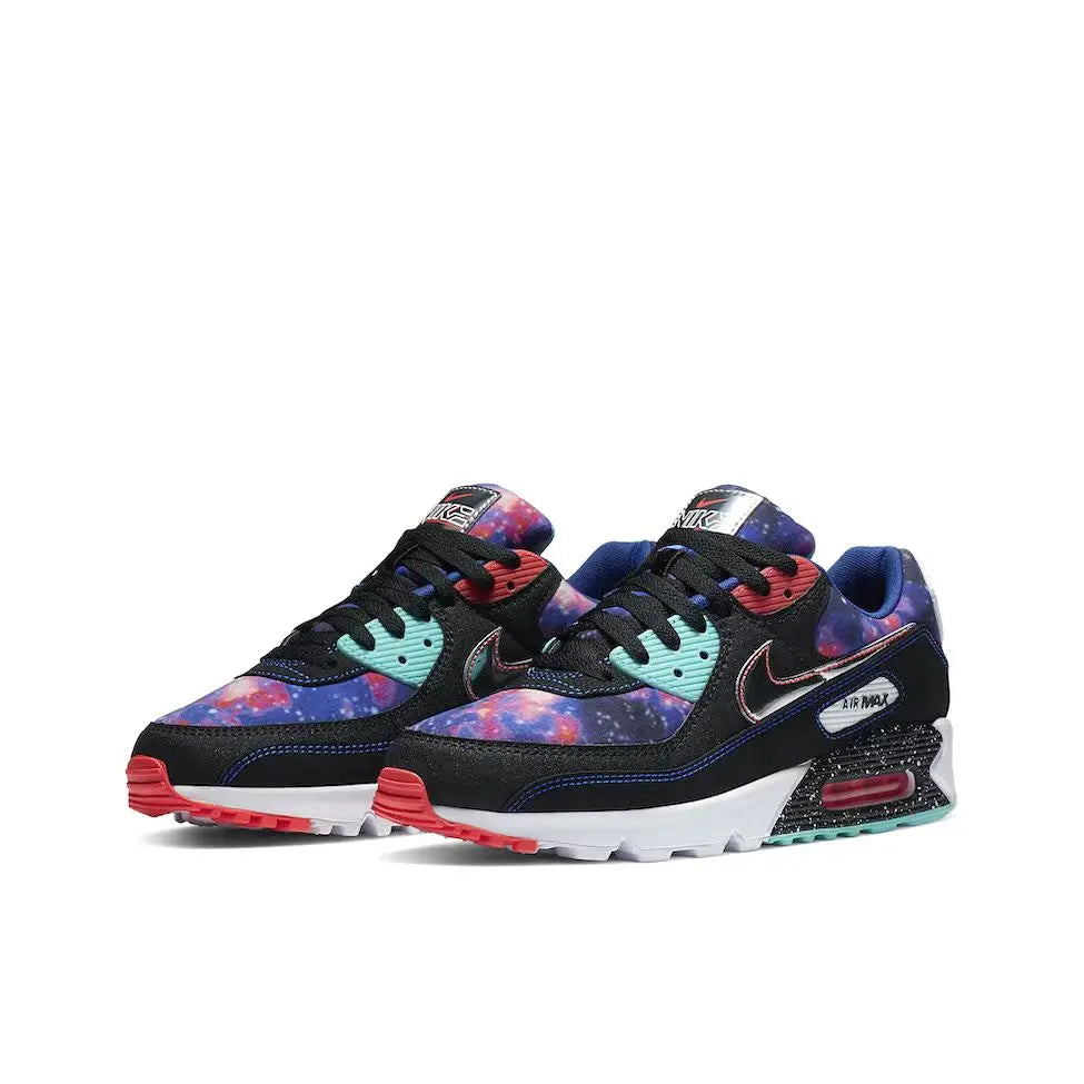 Nike Air Max 90 Negro Brillante Carmesí Negro Gris Frío Blanco Zapatillas clásicas casuales para hombre y mujer Zapatillas deportivas para exteriores