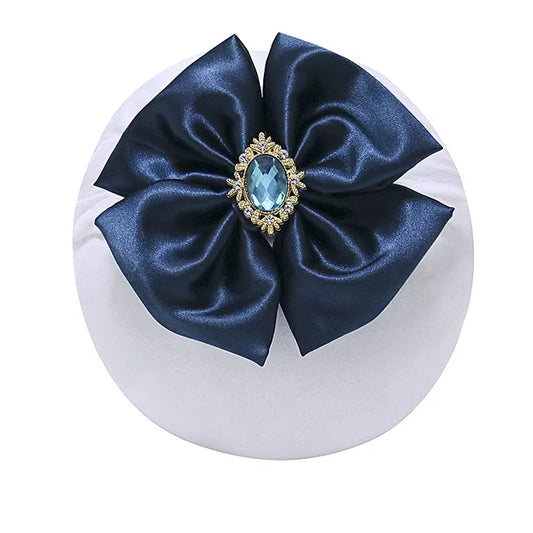 Turbante arco grande para o bebê recém-nascido, Bowknot Rhinestone Headband, cabeça Wraps