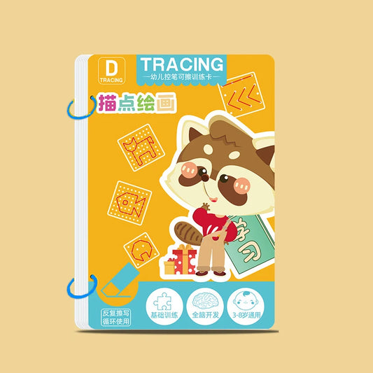 Toddler Pen Control Training Workbook Baby Magical Tracing Practice Copybook Reusable Writing Drawing Educational Picture Books