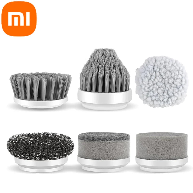 Cepillo eléctrico Xiaomi MIJIA para limpieza de baño con 5 cabezales reemplazables.