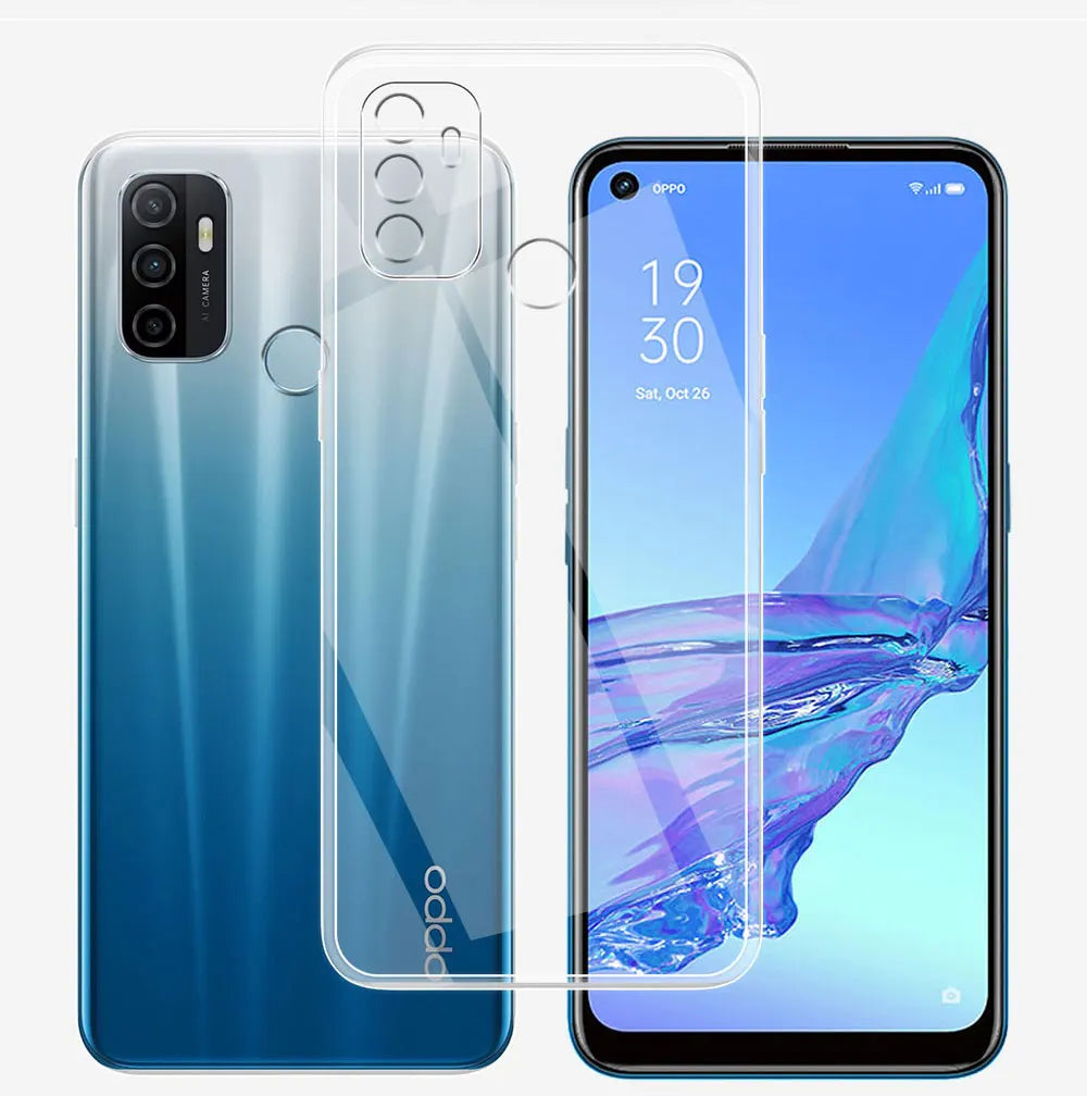 For OPPO A53S 2020 Case Clear Silicone Soft TPU Phone Case Cover For Oppo A53 2020 Funda For OPPO A53s 2020 Transparent Coque