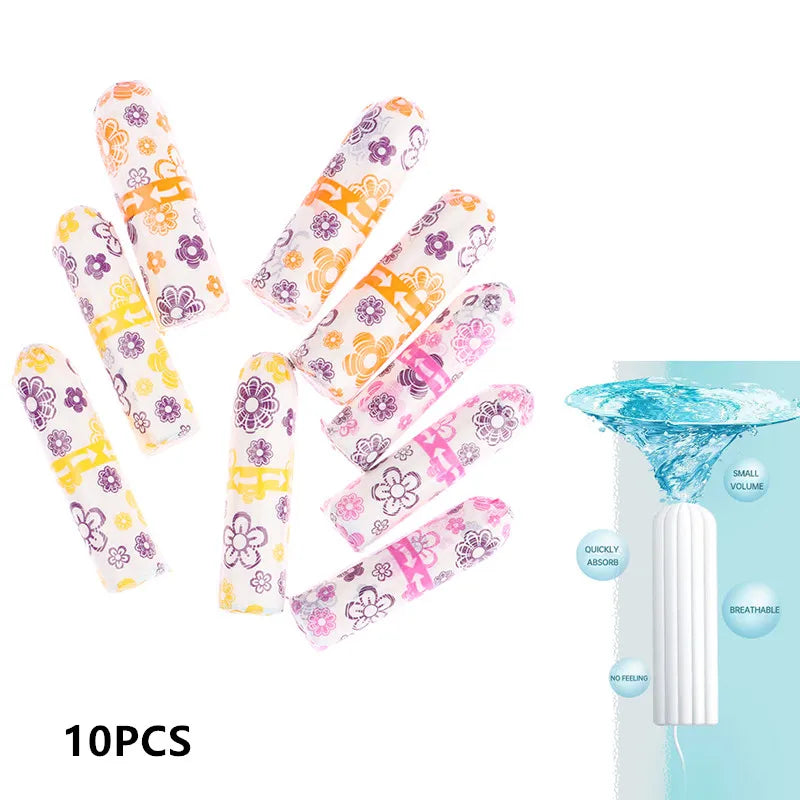 16 tampones menstruales de algodón regular de alta absorción, cómodos y protegen la menstruación. Cuidado femenino.
