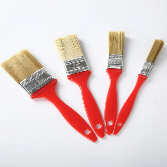 Red paint does not shed dust brush, cleaning brush, paint tools, paint brush