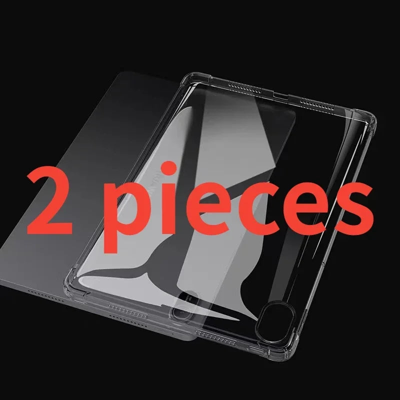 For OnePlus Pad 2 Pad2 (2024) Case 12.1" Tablet PC Clear TPU Back Cover Shockproof Coque Slim Funda with 4 Airbags