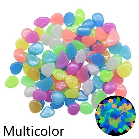 Luminous Stones Glow In The Dark Pebbles Glowing Stones Outdoor Walkways Home Garden Yard Decor Fish Tank Pebble Rocks
