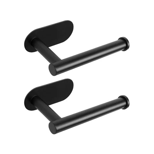 No Drilling Toilet Paper Holder SUS304 Stainless Steel Self-Adhesive Wall Mount Tissue Towel Roll Dispenser for Bathroom Kitchen