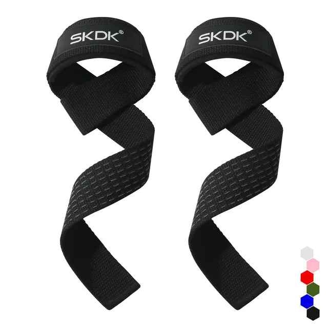 Correas para levantamiento de pesas, entrenamiento de fuerza, ajustables, antideslizantes, para gimnasio, correa de levantamiento, banda deportiva