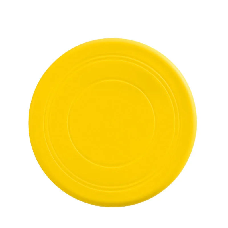 Platillo volador de silicona de 7 colores, divertido juguete para perros y gatos, discos voladores resistentes a la masticación, suministros interactivos para entrenamiento de cachorros.